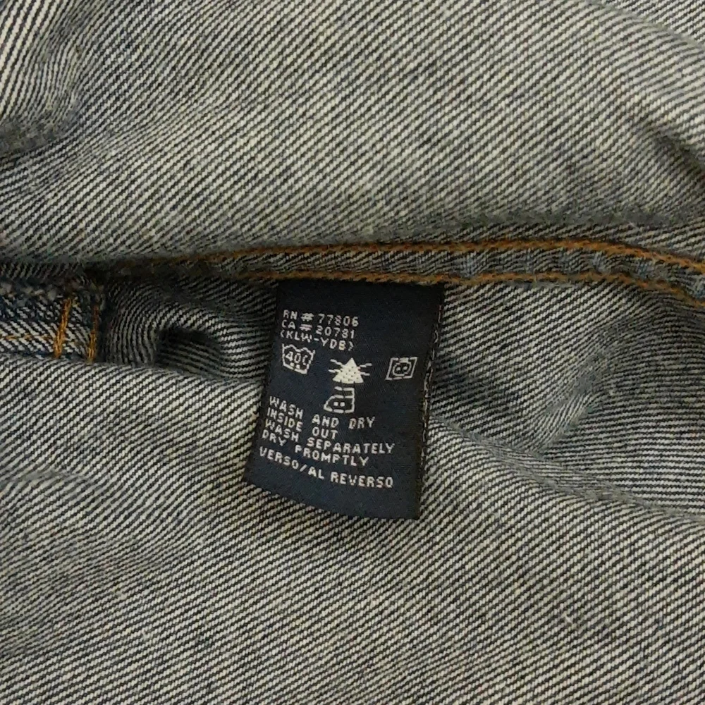 Tommy Hilfiger Snap Up Denim Jean Jacket 18-24 months VTG 1990s